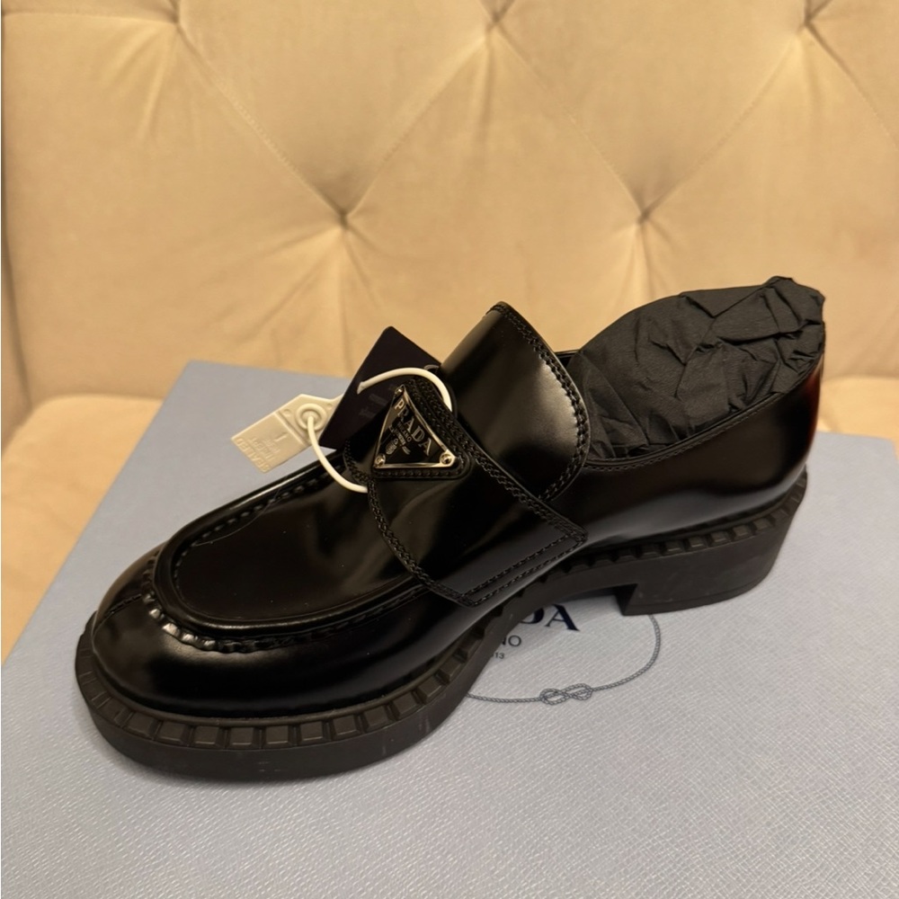 Prada Black Loafers